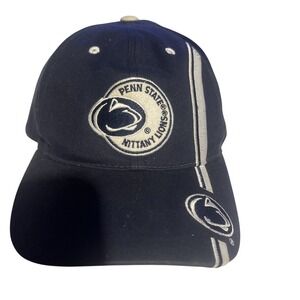 Penn State Cycling‎ Cap Nittany Lions Hat Blue Denim Embroidered One Size
